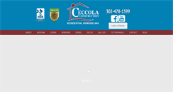 Desktop Screenshot of ceccolaconstruction.com